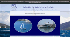 Desktop Screenshot of hr-yachting.de