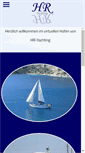 Mobile Screenshot of hr-yachting.de